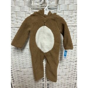 Carter's Toddler 12m Reindeer Lightweight Snowsuit‎ w/ Hood & Antlers NWT